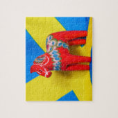 Zweden Dala Horse puzzle Legpuzzel (Verticaal)