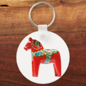 Zweden Dala Horse Sleutelhanger (Voorkant)