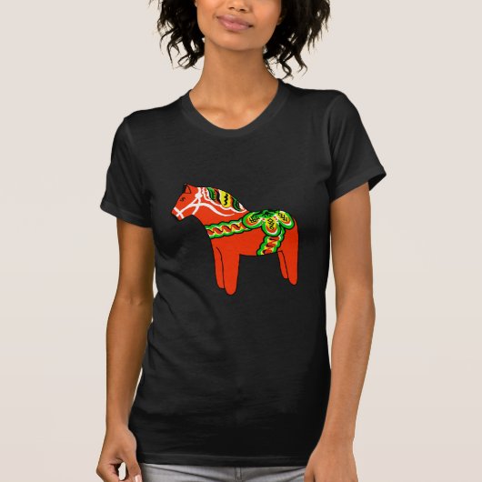 Zweden Dala Horse T-shirt (Voorkant)