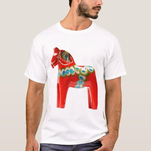 Zweden Dala Horse T-shirt (Voorkant)