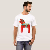 Zweden Dala Horse T-shirt (Voorkant volledig)
