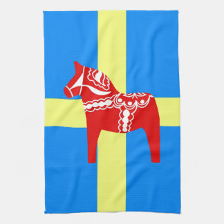 Zweden Dala Horse Theedoek