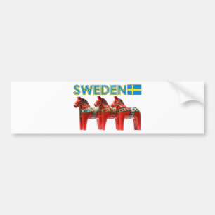 Zweden Dala Horses Bumpersticker