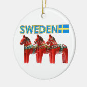 Zweden Dala Horses Keramisch Ornament (Links)