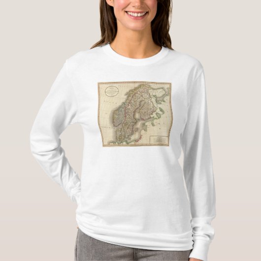 Zweden, Denemarken en Noorwegen T-shirt (Voorkant)