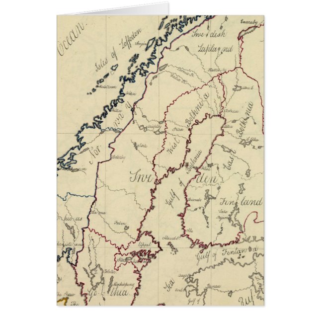 Zweden, Denemarken, Noorwegen 2 (Voorkant)