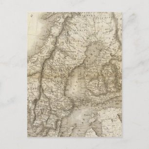 Zweden, Denemarken, Noorwegen Briefkaart