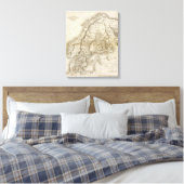 Zweden, Denemarken, Noorwegen Canvas Afdruk (Insitu (Slaapkamer))