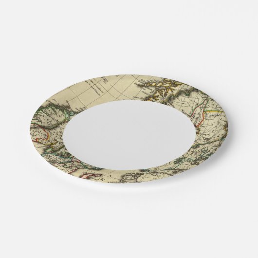 Zweden, Denemarken, Noorwegen, met de aangegeven g Papieren Bordje (Gekanteld)