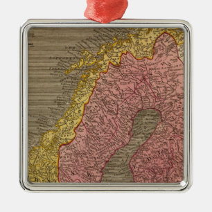 Zweden, Denemarken, Noorwegen Metalen Ornament