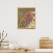 Zweden, Denemarken, Noorwegen Poster (Keuken)