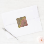 Zweden, Denemarken, Noorwegen Vierkante Sticker (Envelop)