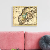 Zweden en Finland Canvas Afdruk (Insitu (Woonkamer))