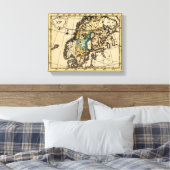 Zweden en Finland Canvas Afdruk (Insitu (Slaapkamer))