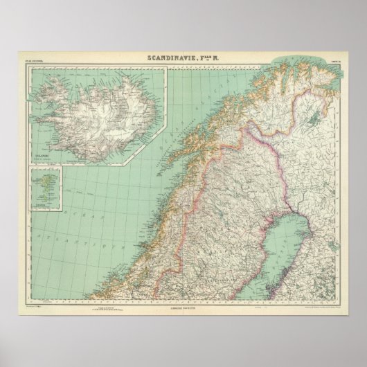 Zweden en IJsland Poster (Voorkant)