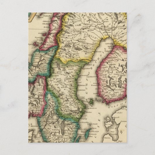 Zweden en Noorwegen 2 Briefkaart (Voorkant)