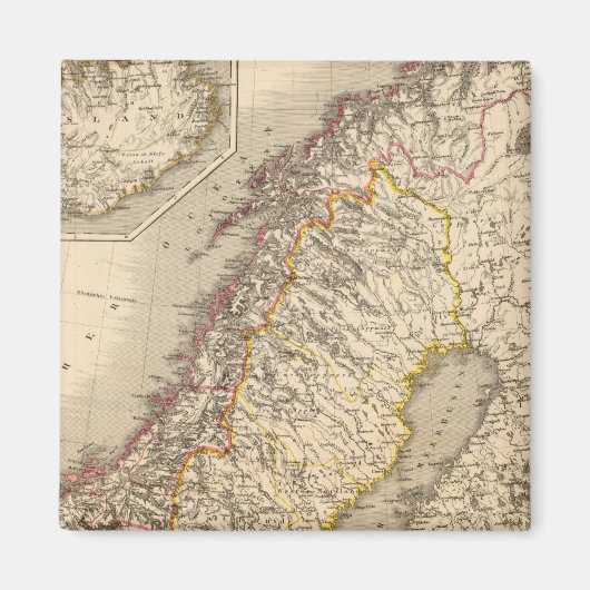 Zweden en Noorwegen 5 Magneet (Voorkant)