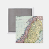 Zweden en Noorwegen 5 Magneet (Voorkant / Achterkant)