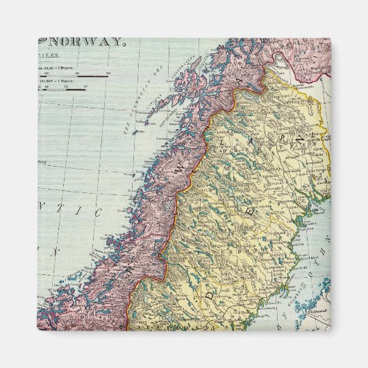 Zweden en Noorwegen 5 Magneet (Voorkant)