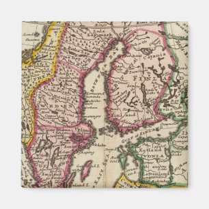 Zweden en Noorwegen 6 Magneet