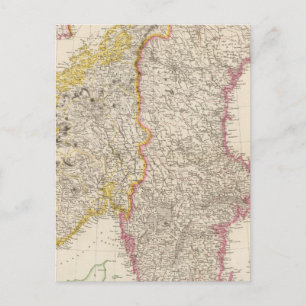 Zweden en Noorwegen 7 Briefkaart