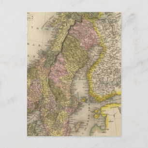 Zweden en Noorwegen Briefkaart