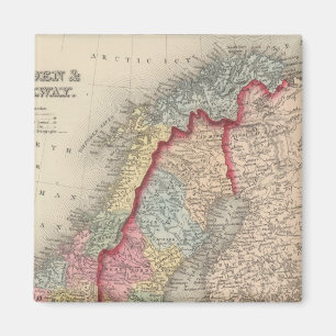 Zweden en Noorwegen Magneet