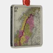 Zweden en Noorwegen Metalen Ornament (Rechts)
