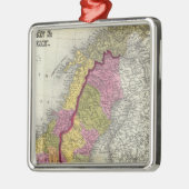 Zweden en Noorwegen Metalen Ornament (Links)