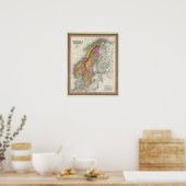 Zweden en Noorwegen Poster (Keuken)