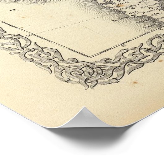 Zweden en Noorwegen Poster (Hoek)