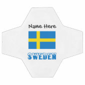 Zweden en Zweden vlag met Jouw naam Voetbal (Enkel)