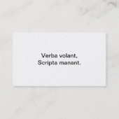 zweden, essen 1, ס X3, ס, מ, Michael Da. ל. Visitekaartje (Achterkant)