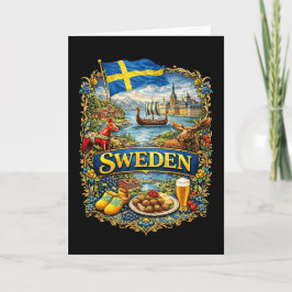 Zweden Feestdagen Kaart