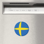 Zweden Fisheye Flag Magnet (Insitu (Vaatwasser))