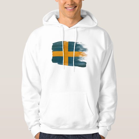Zweden Flag Hoodie (Voorkant)