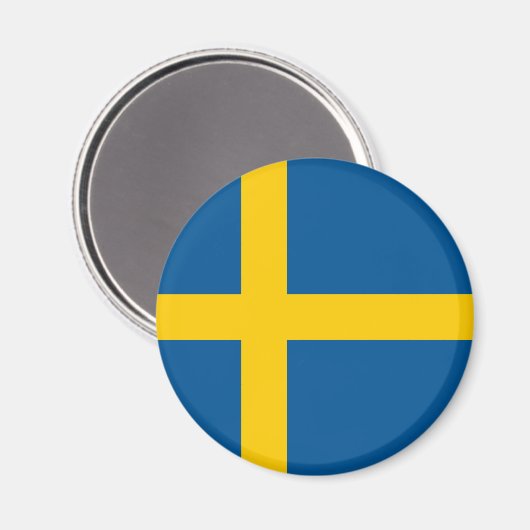 Zweden Flag Magnet (Voorkant / Achterkant)