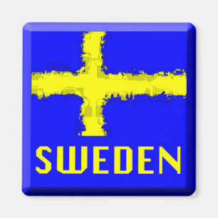 ZWEDEN FLAG Magnet