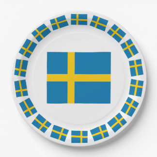 ZWEDEN FLAG PAPIEREN BORDJE