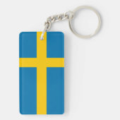 ZWEDEN FLAG SLEUTELHANGER (achterkant)