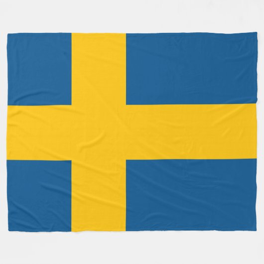 Zweden Fleece Deken (Voorkant (Horizontaal))