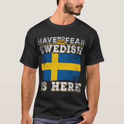Zweden Grappig Zweeds T-shirt (Voorkant)