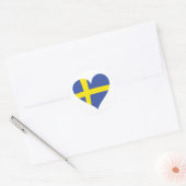 zweden hartpictogram ronde sticker (Envelop)