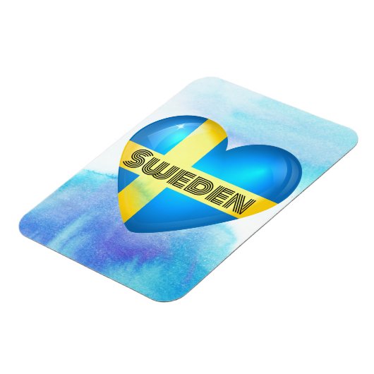 Zweden Hartvlag Flexible Magnet Magneet (Linkerzijde)