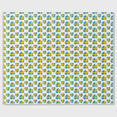 ZWEDEN HEART SHAPE FLAG CADEAUPAPIER (Vlak)