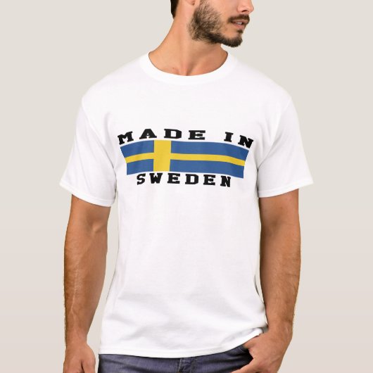 Zweden heeft in Design gefabriceerd T-shirt (Voorkant)