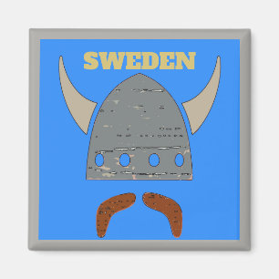 Zweden, het Hoofd van Viking Magneet