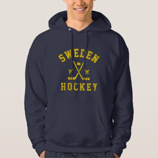 Zweden Ice Hockey Hoodie (Voorkant)