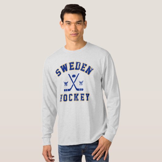 Zweden Ice Hockey T-Shirt (Voorkant volledig)