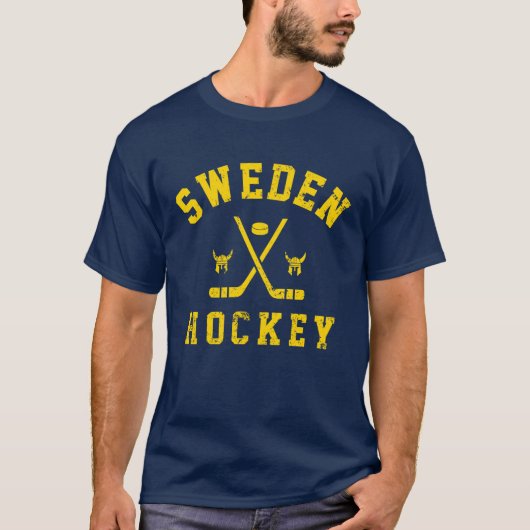 Zweden Ice Hockey T-shirt (Voorkant)